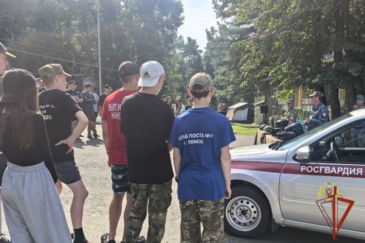 Акция «Каникулы с Росгвардией» продолжается в Томской области