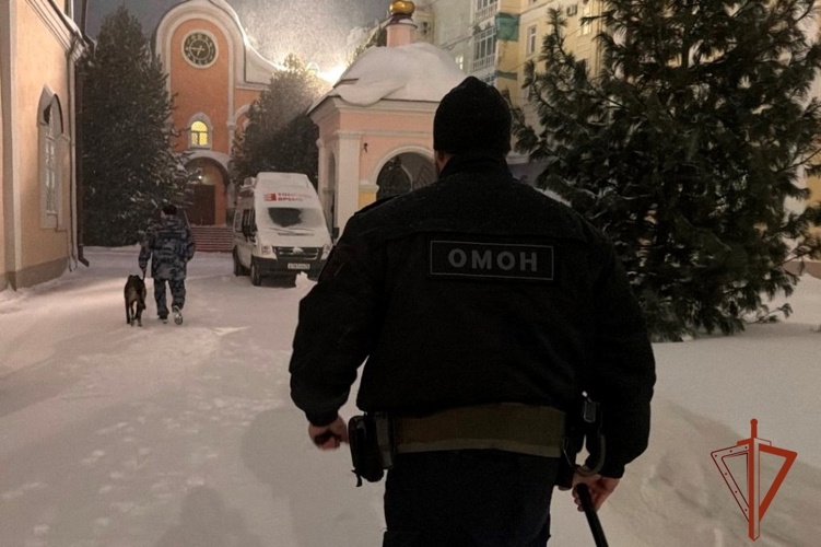 Росгвардия обеспечила безопасность празднования Рождества Христова в Томской области (видео)