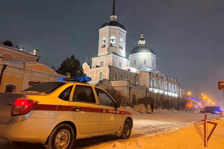 Росгвардия обеспечила безопасность празднования Рождества Христова в Томской области (видео)
