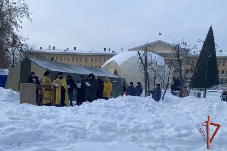 Безопасность Братского молебна в Томске обеспечили сотрудники Росгвардии