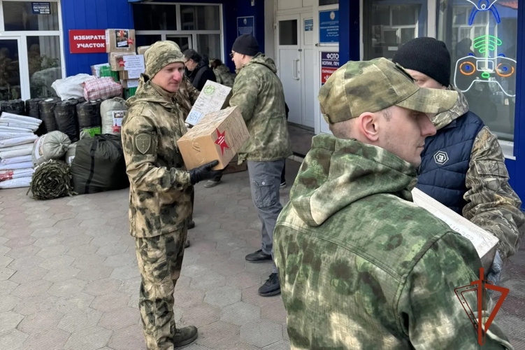 При содействии Росгвардии из Томской области в зону СВО направлен весенний гуманитарный конвой