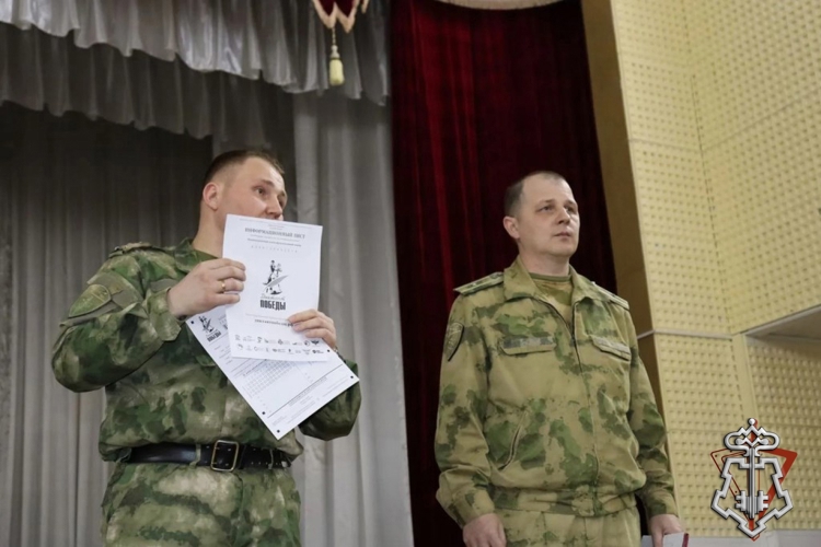 Росгвардейцы присоединились к международной акции «Диктант Победы» в Томской области