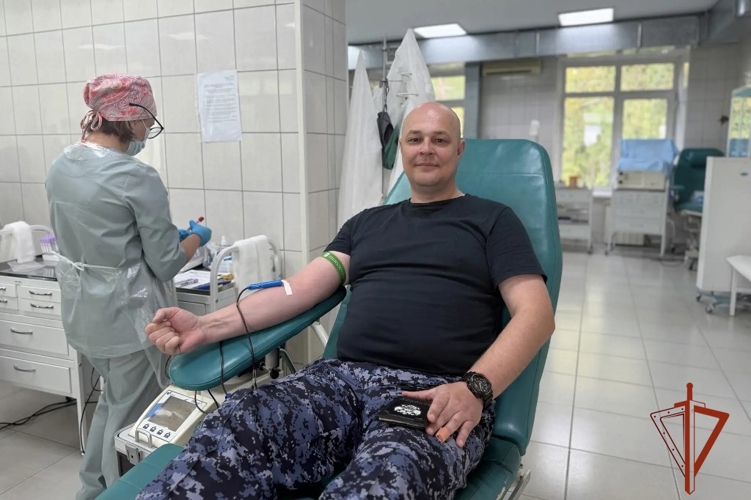 Росгвардейцы сдали более 7 литров крови для медицинских учреждений Томской области